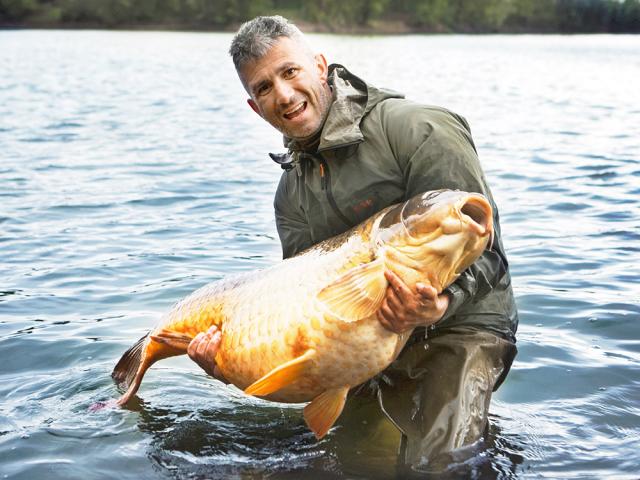 Big carps reward for hard working and skilled angler Andrei