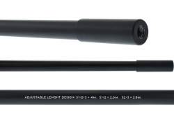 Coada minciog Select Baits Trofeo Put-Over Carbon Net Handle 4m