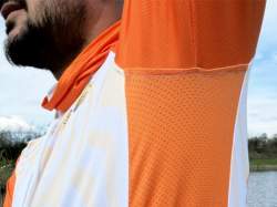 Hanorac Select Baits Feeder Long Sleeve Hoodie UPF 50+ White and Orange