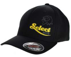 Sapca Select Baits Flexfit Ultrafibre Airmesh Black Cap