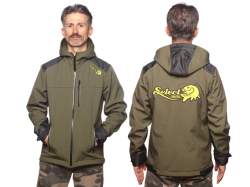 Jacheta Select Baits New Wave Softshell Fleece Insulated Green/Black Jacket