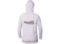 Hanorac Select Baits UV Long Sleeve Hoodie UPF 50+ Light Grey