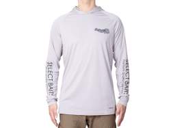 Hanorac Select Baits UV Long Sleeve Hoodie UPF 50+ Light Grey