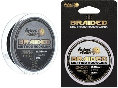 Fir textil Select Baits X8 Method Feeder Braid Silt Black