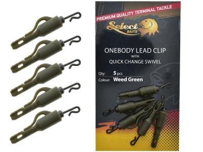 Clips plumb pierdut Select Baits OneBody Lead Clip with Quick Change Swivel