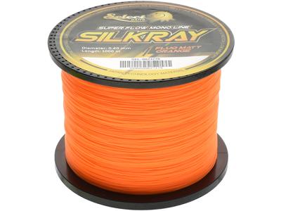 Fir monofilament Select Baits SilkRay Fluo Matt Orange 1000m