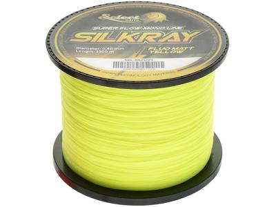 Fir monofilament Select Baits SilkRay Fluo Matt Yellow 1000m