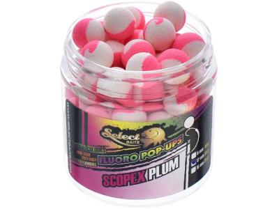 Momeli de carlig Select Baits Two-Tone Scopex-Plum Pop-ups