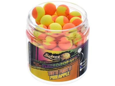 Momeli de carlig Select Baits Two-Tone Tutti Frutti-Pineapple Pop-ups