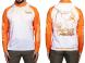 Hanorac Select Baits Feeder Long Sleeve Hoodie UPF 50+ White and Orange