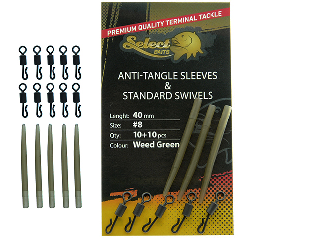 Select Baits Anti-tangle Sleeves and Standard Swivels