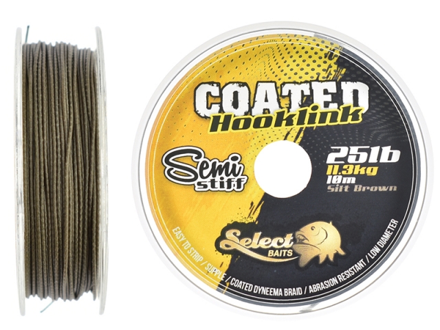 Select Baits Coated Hooklink Semi-Stiff