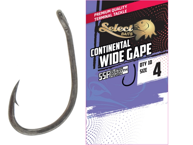 Select Baits Continental Wide Gape SSF Hooks