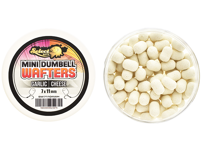 Select Baits Mini Dumbells Wafters Garlic Cheese