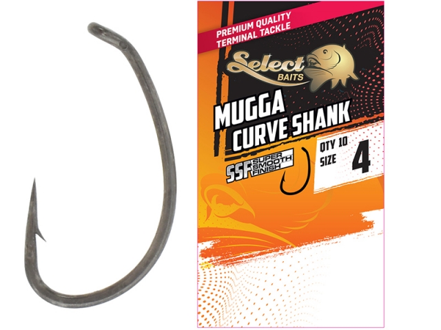 Select Baits Mugga Curve Shank SSF Hooks