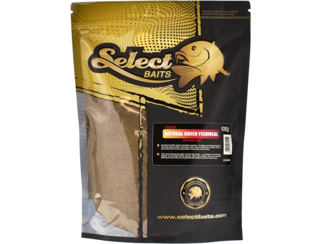 Select Baits Natural Green Fishmeal Feeder Method Mix
