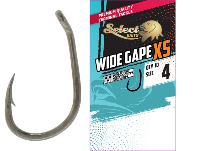 Select Baits Wide Gape XS SSF Hooks