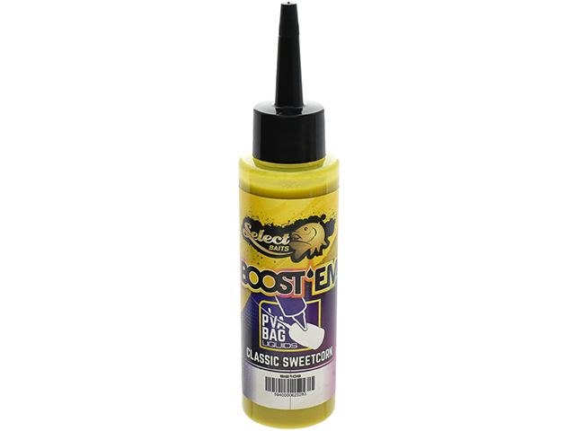 Select Baits PVA Boost'em Liquid Classic Sweetcorn