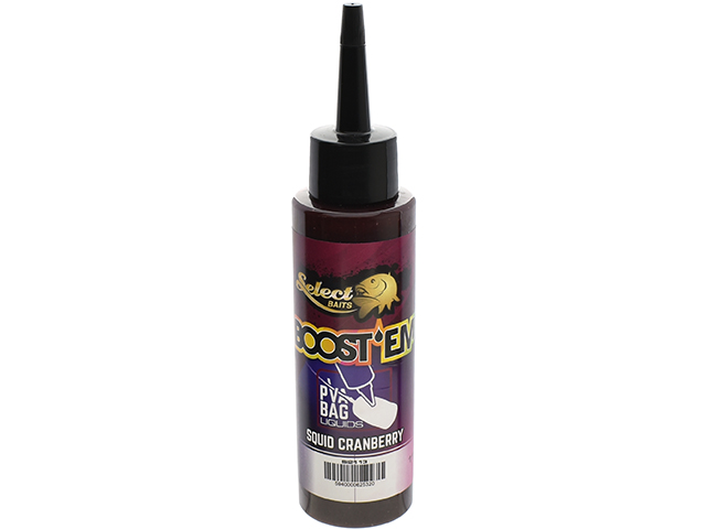 Select Baits PVA Boost'em Liquid Squid and Cranberry